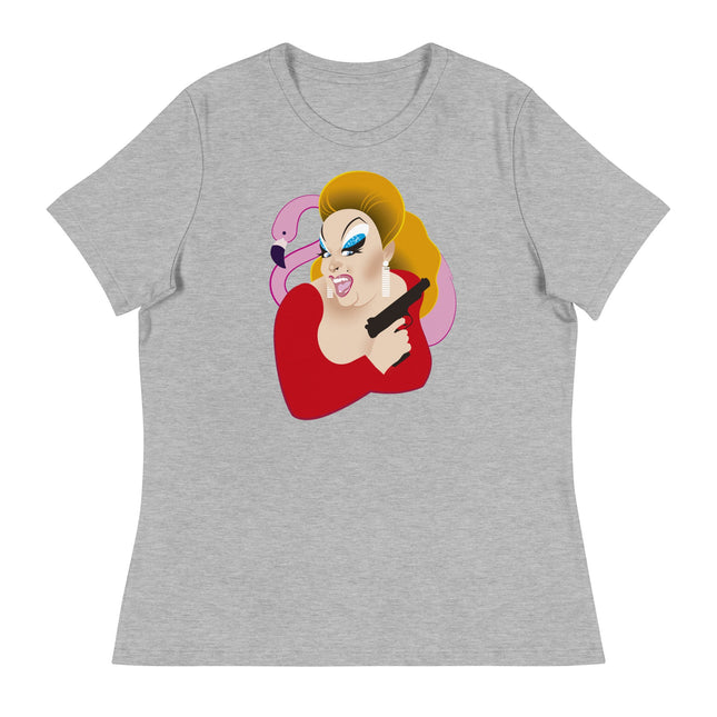Pink Bird (Women's Relaxed T-Shirt)-Women's T-Shirts-Swish Embassy