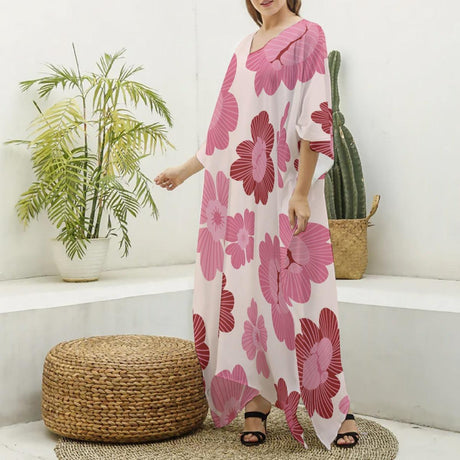 Pink Muse (Kaftan)-Kaftan-Swish Embassy