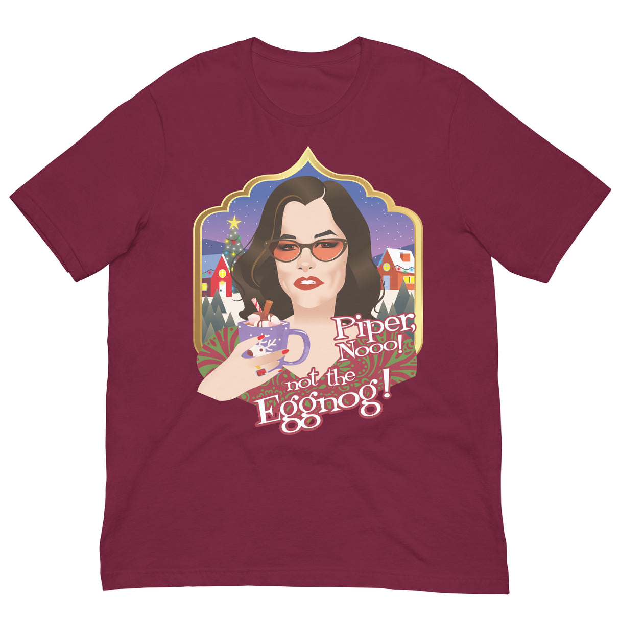 Piper Not the Eggnog!-Christmas T-Shirts-Swish Embassy