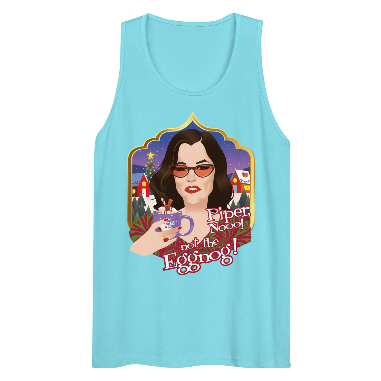 Piper Not the Eggnog! (Tank top)-Tank Top-Swish Embassy