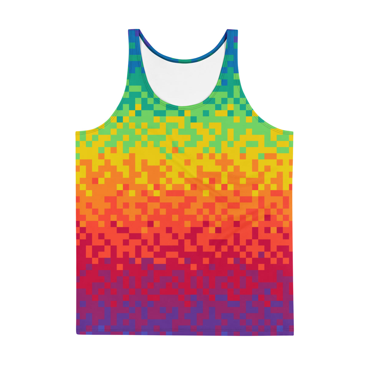 Pixel Perfect Pride (Allover Tank Top)-Allover Tank Top-Swish Embassy