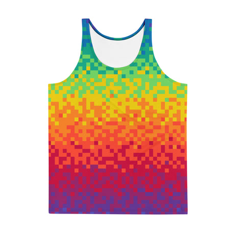 Pixel Perfect Pride (Allover Tank Top)-Allover Tank Top-Swish Embassy