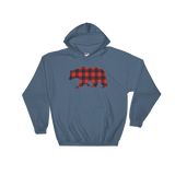 Plaid Bear (Hoodie)-Hoodie-Swish Embassy