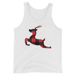 Plaid Reindeer (Tank Top)-Christmas Tanks-Swish Embassy