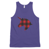 Plaid Unicorn (Tank Top)-Tank Top-Swish Embassy