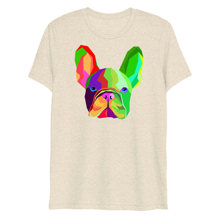 Polygon Frenchie (Triblend)-Triblend T-Shirt-Swish Embassy