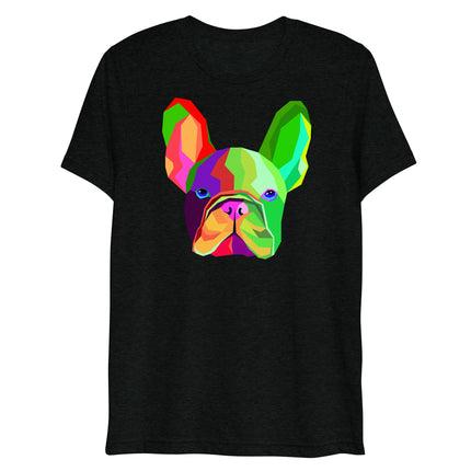 Polygon Frenchie (Triblend)-Triblend T-Shirt-Swish Embassy