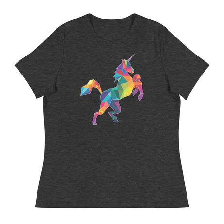 Polygon Unicorn (Women's Relaxed T-Shirt)-Women's T-Shirts-Swish Embassy