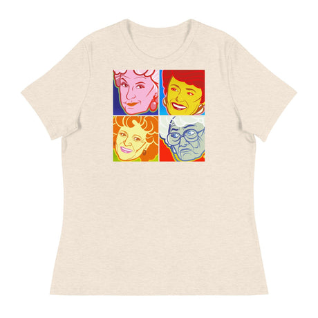 Pop Art Girls (Women's Relaxed T-Shirt)-Women's T-Shirts-Swish Embassy