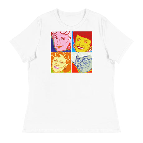 Pop Art Girls (Women's Relaxed T-Shirt)-Women's T-Shirts-Swish Embassy