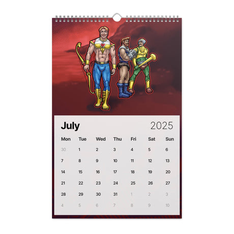 Pop Boys 2025 (Calendar)-Greeting Card-Swish Embassy