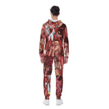 Pop Boys Red (AOP Union Suit)-AOP Union Suit-Swish Embassy