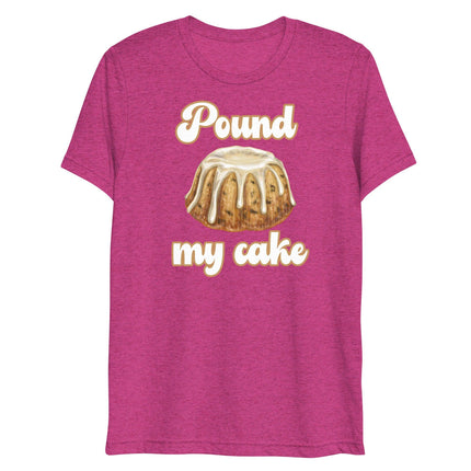 Pound My Cake (Triblend)-Triblend T-Shirt-Swish Embassy