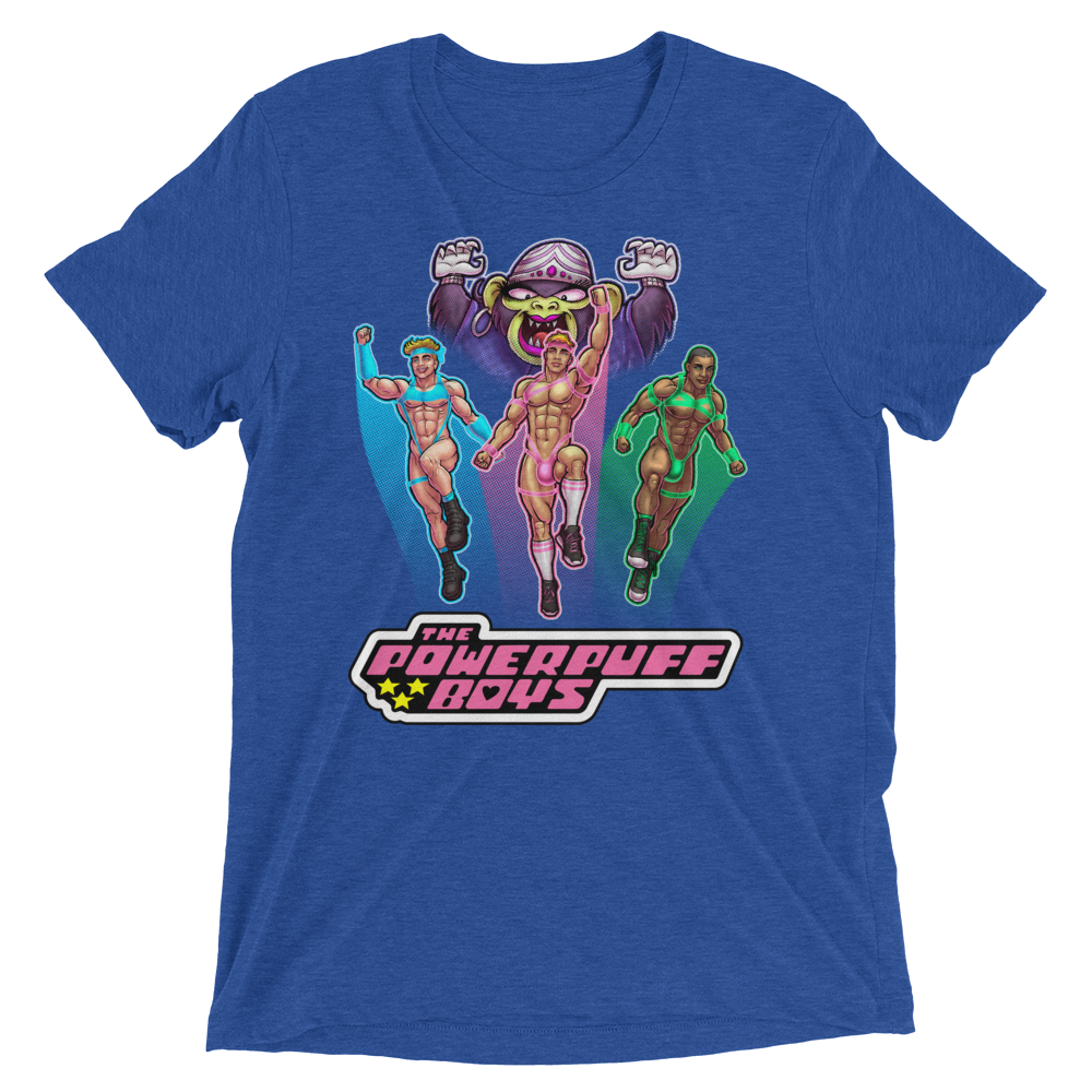 Powerpuff Boys (Triblend)-Triblend T-Shirt-Swish Embassy