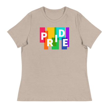 Pride Blocks (Women's Relaxed T-Shirt)-Women's T-Shirts-Swish Embassy