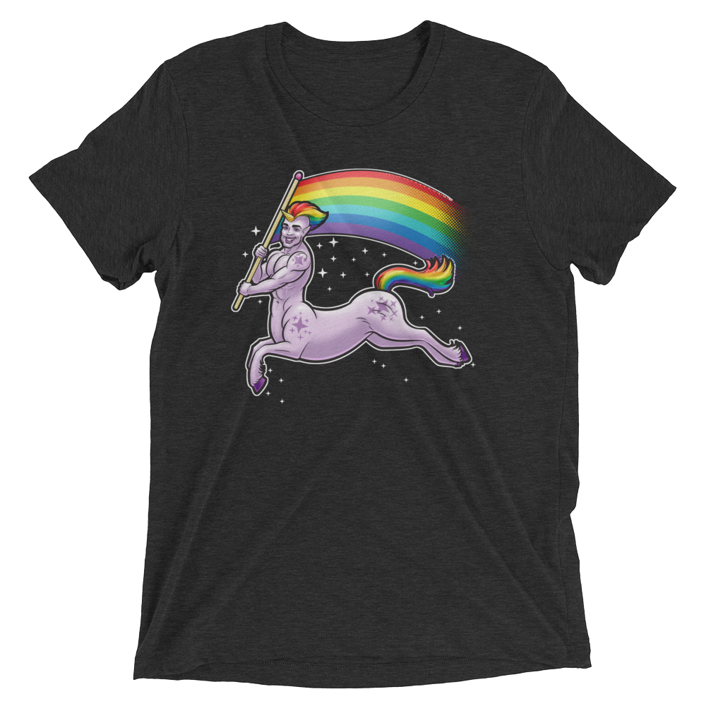 Pride Centaur (Triblend)-Triblend T-Shirt-Swish Embassy