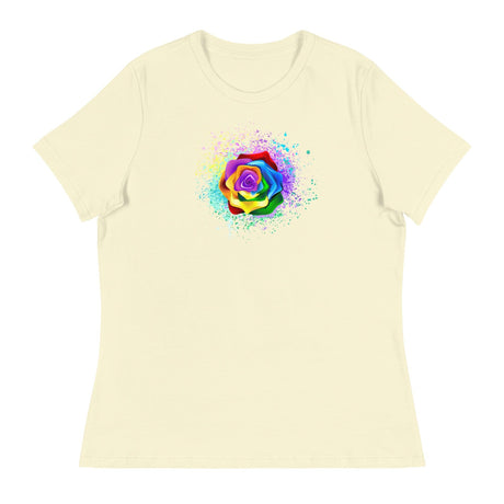 Pride Rose (Women's Relaxed T-Shirt)-Women's T-Shirts-Swish Embassy