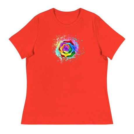 Pride Rose (Women's Relaxed T-Shirt)-Women's T-Shirts-Swish Embassy