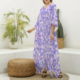 Purple Glory (Kaftan)-Kaftan-Swish Embassy