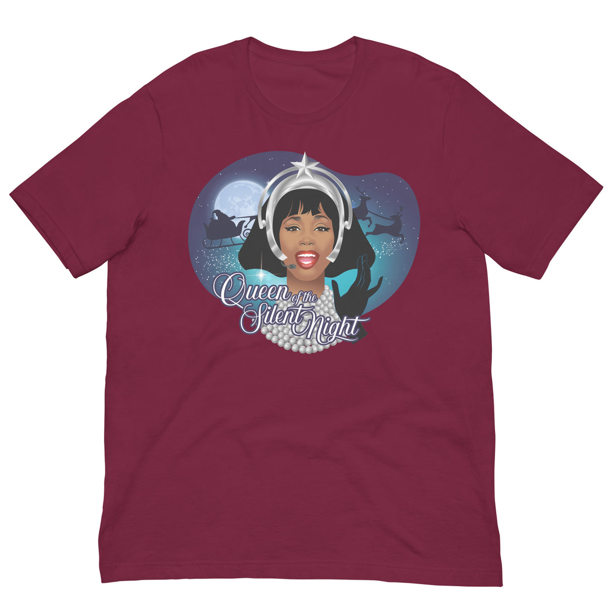 Queen of the Silent Night-Christmas T-Shirts-Swish Embassy