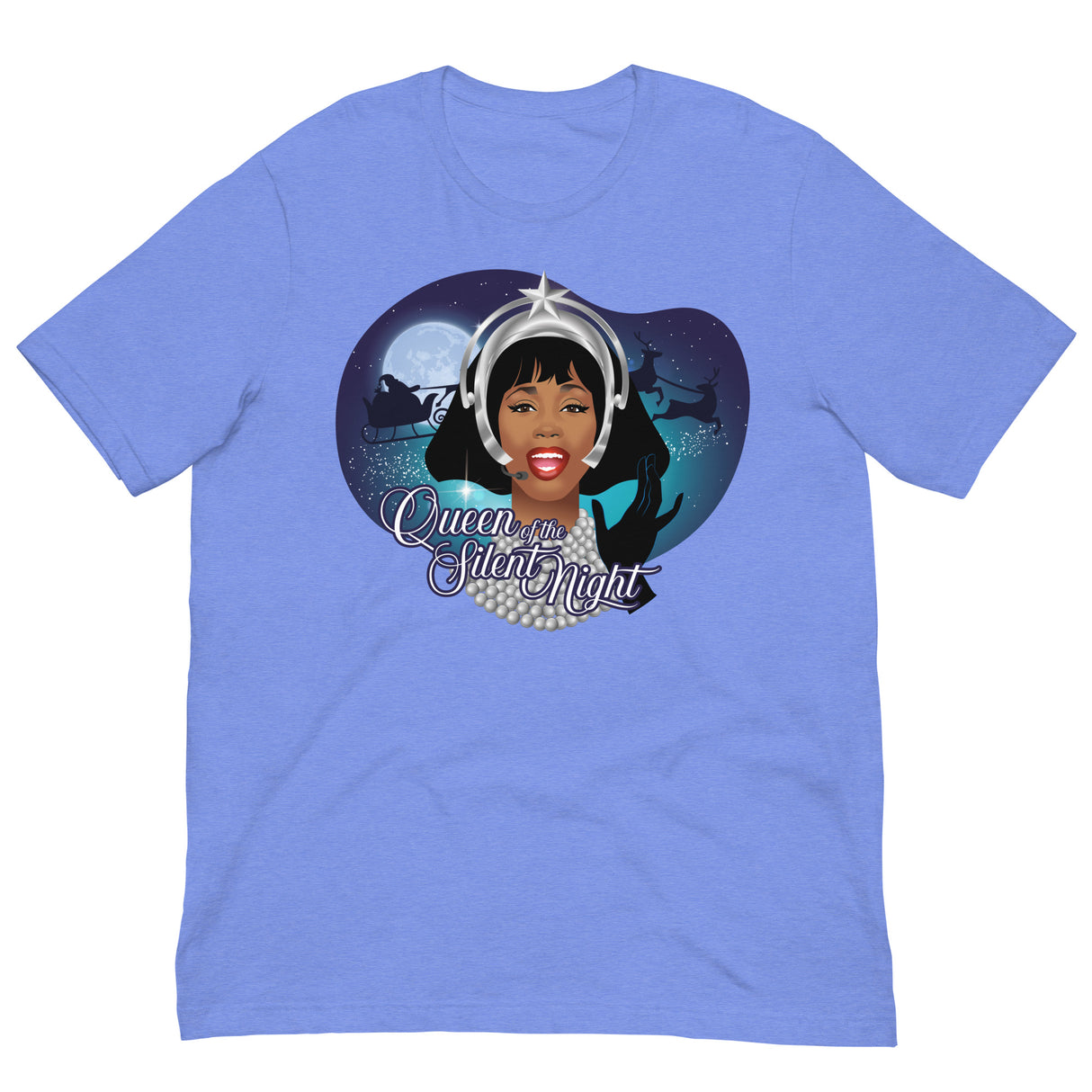 Queen of the Silent Night-Christmas T-Shirts-Swish Embassy