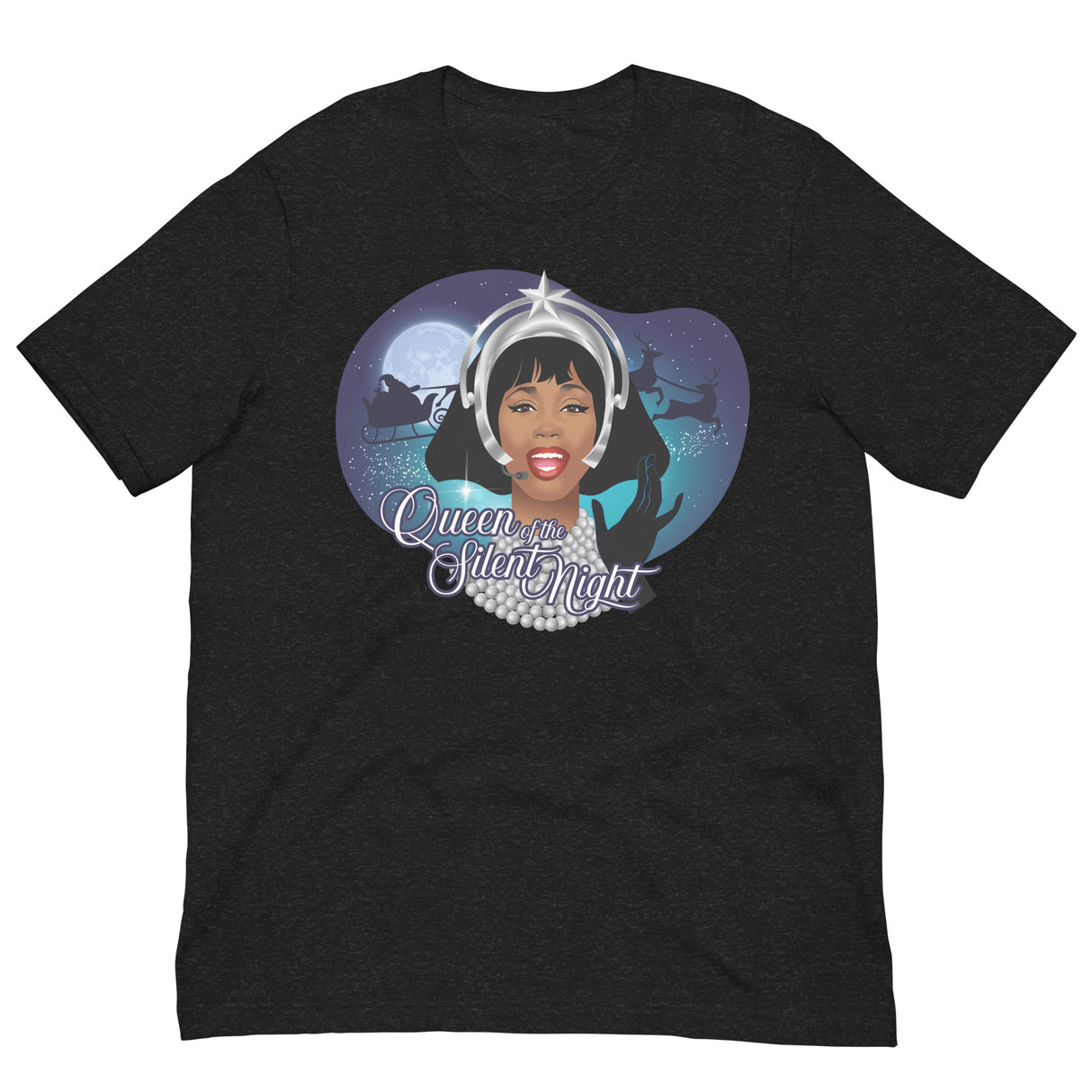 Queen of the Silent Night-T-Shirts-Swish Embassy