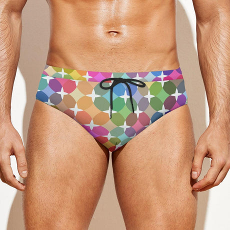 Rainbow Star (Swim Briefs)-Swim Briefs-Swish Embassy
