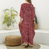 Red Hanky (Kaftan)-Kaftan-Swish Embassy