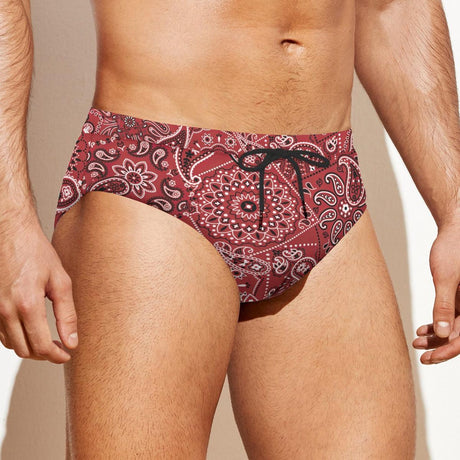 Red Hanky (Swim Briefs)-Swim Briefs-Swish Embassy