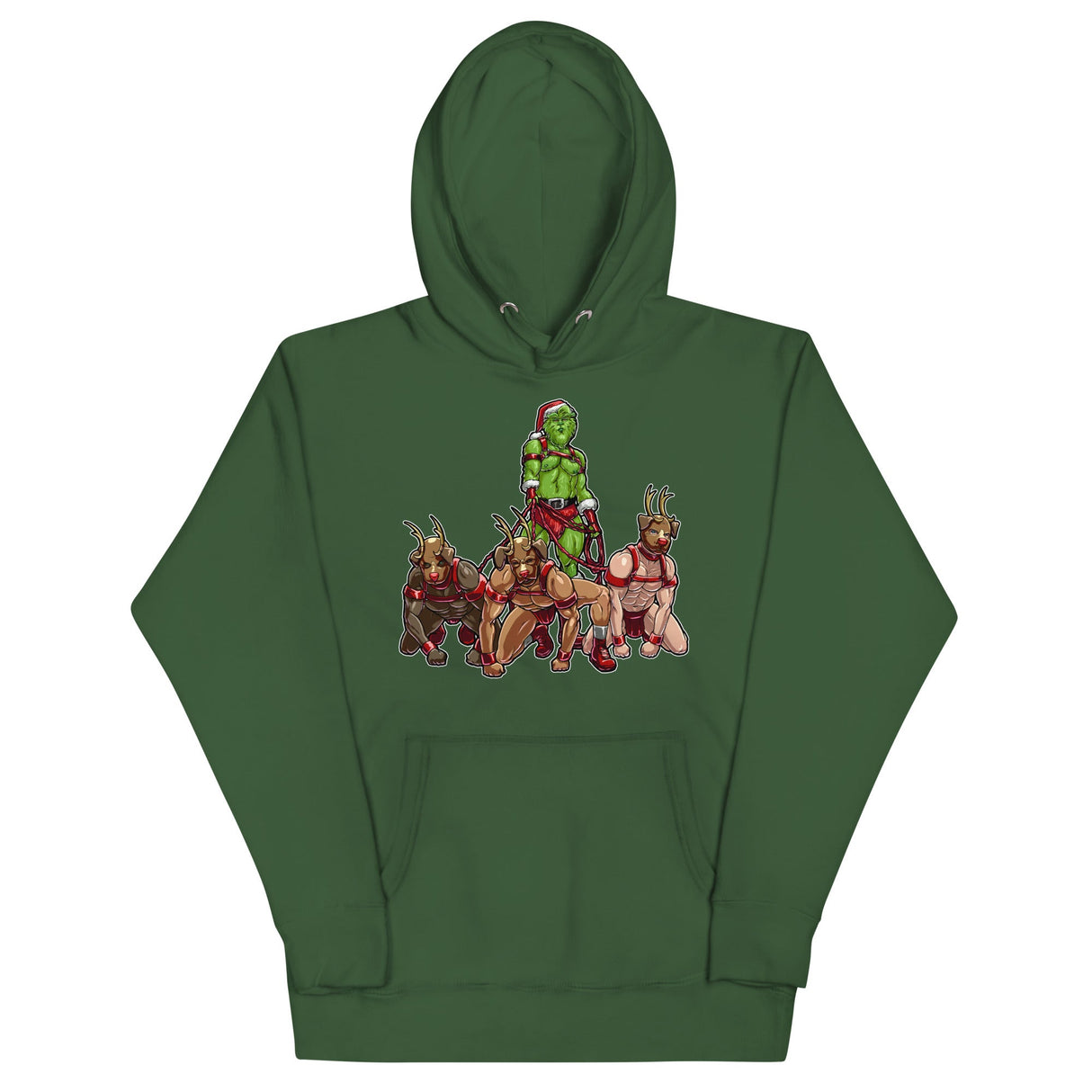 Reindeer Gains (Hoodie)-Christmas Hoodies-Swish Embassy