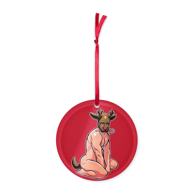 Reindeer Games (Acrylic ornament)-Acrylic Ornaments-Swish Embassy