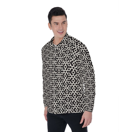 Resistance is Floral (Long Sleeve Button Shirt)-Long Sleeve Button Shirts-Swish Embassy