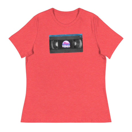 Rose Video (Women's Relaxed T-Shirt)-Women's T-Shirts-Swish Embassy