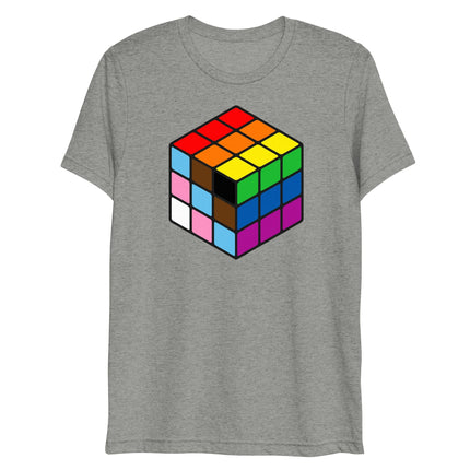 Rubik's Pride (Triblend)-Triblend T-Shirt-Swish Embassy