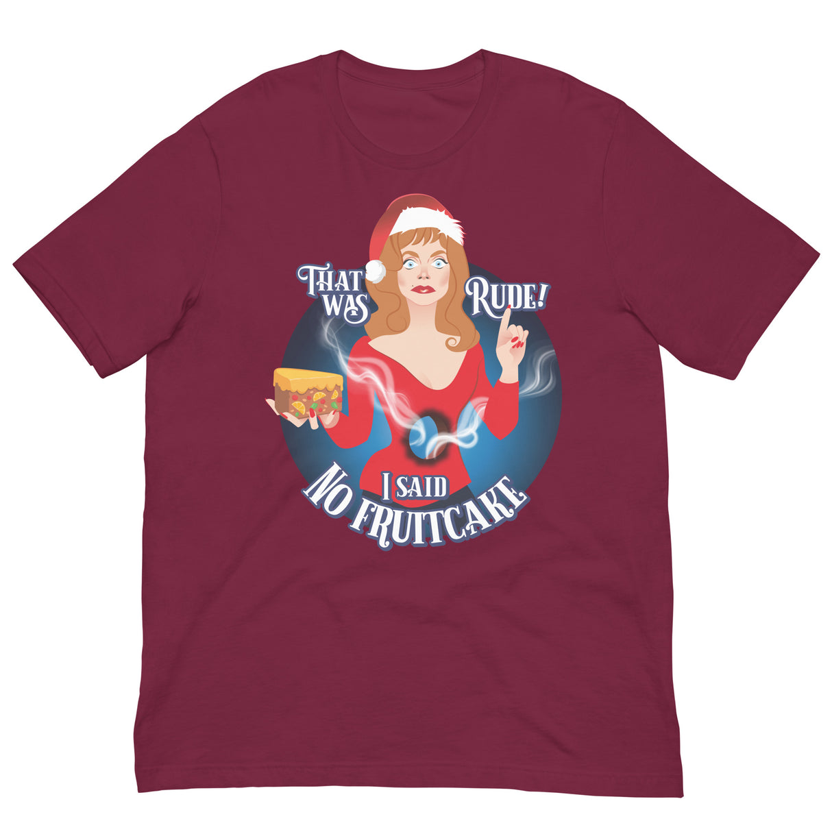 Rude Fruitcake-Christmas T-Shirts-Swish Embassy