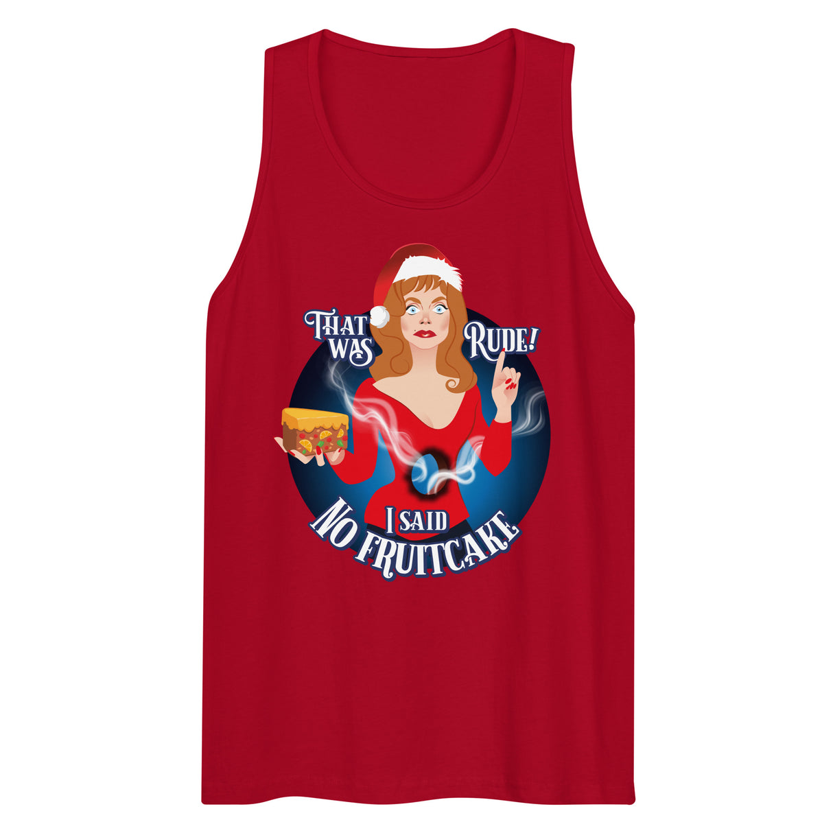 Rude Fruitcake (Tank top)-Tank Top-Swish Embassy