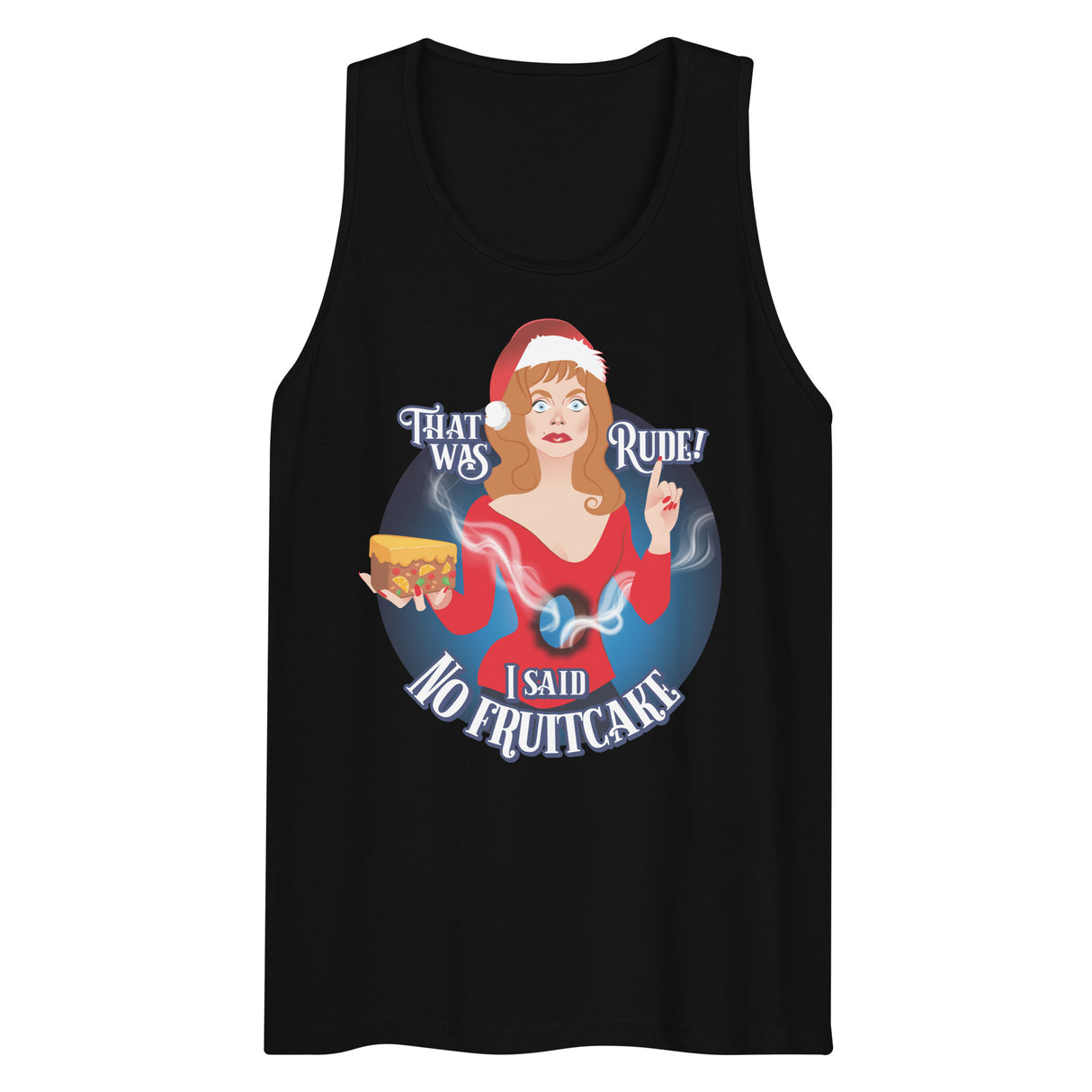 Rude Fruitcake (Tank top)-Tank Top-Swish Embassy