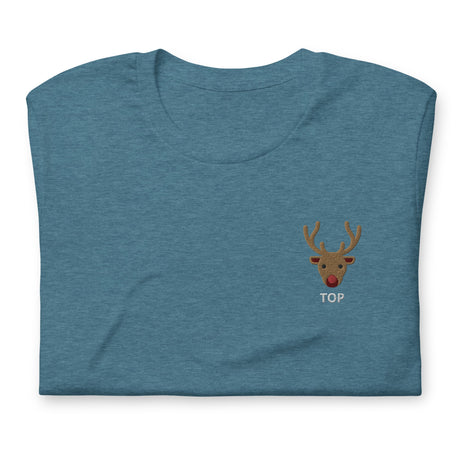 Rudolph (Top)-Christmas T-Shirts Embroidery-Swish Embassy