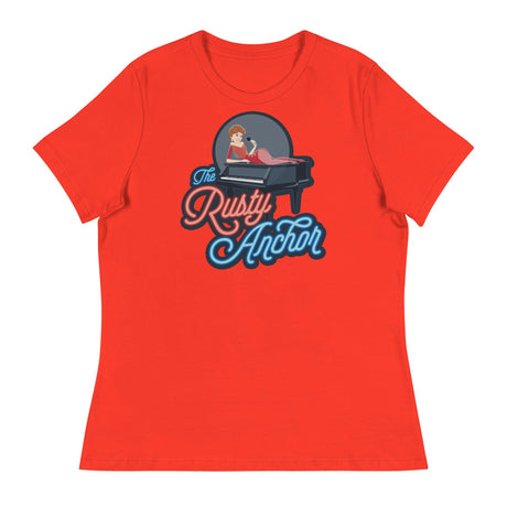 Rusty Anchor (Women's Relaxed T-Shirt)-Women's T-Shirts-Swish Embassy