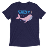 Salty Narwhal (Triblend)-Triblend T-Shirt-Swish Embassy