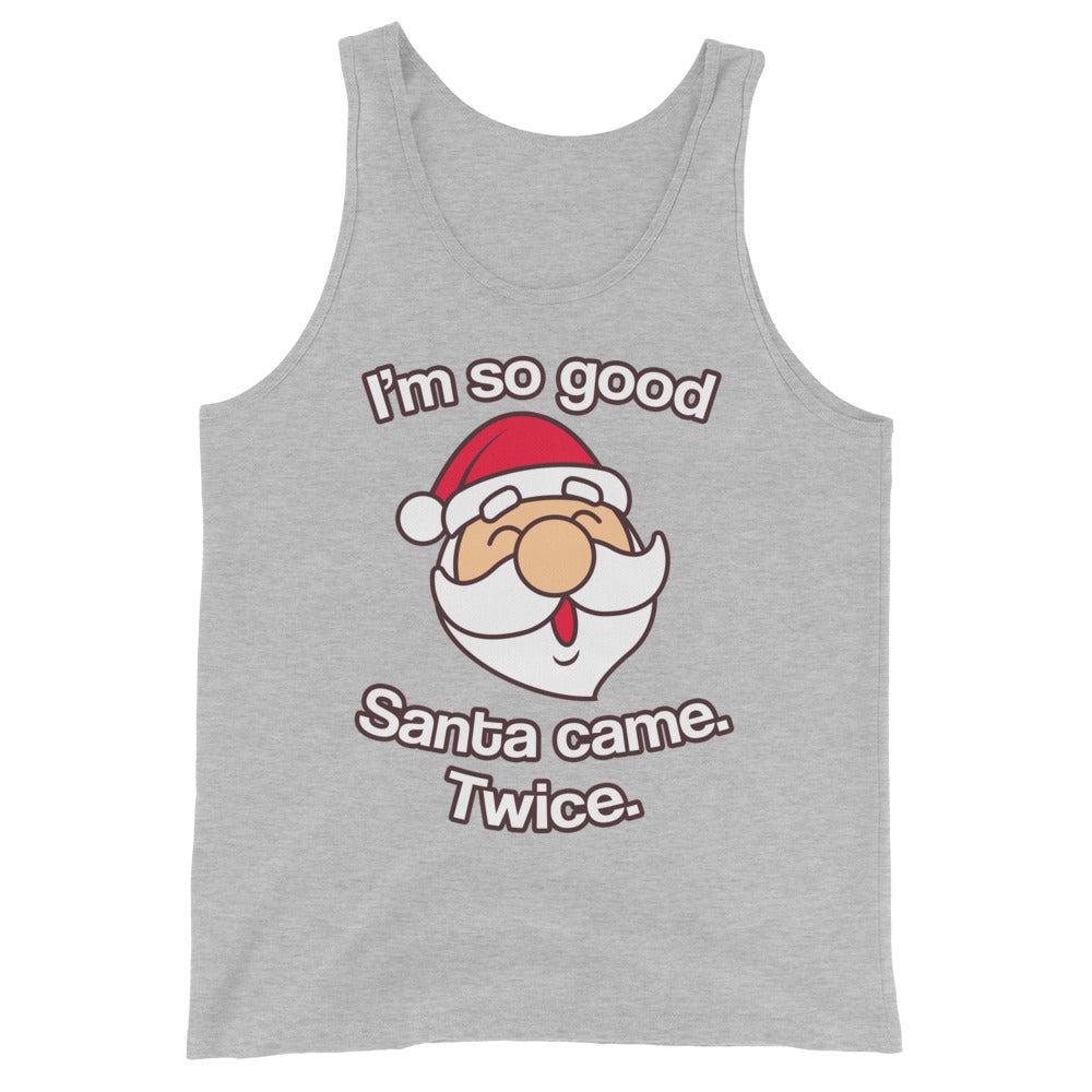 Santa Came Twice (Tank Top)-Tank Top-Swish Embassy