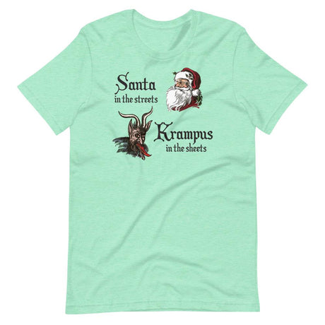 Santa in the Streets Krampus in the Sheets-T-Shirts-Swish Embassy