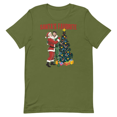 Santa's Favorite-Christmas T-Shirts-Swish Embassy