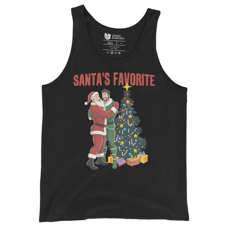 Santa's Favorite (Tank Top)-Christmas Tanks-Swish Embassy