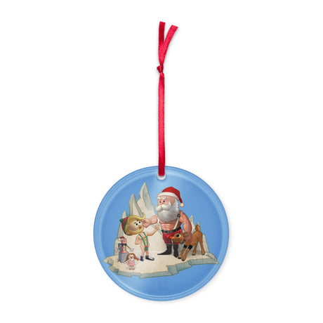 Santa's Little Helper (Acrylic ornament)-Acrylic Ornaments-Swish Embassy