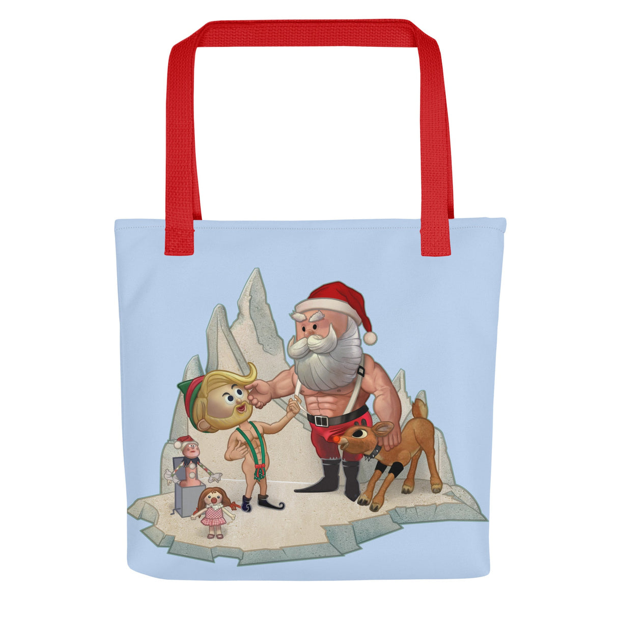 Santa's Little Helper (Tote bag)-Bags-Swish Embassy