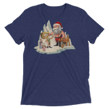 Santa's Little Helper (Triblend)-Triblend T-Shirt-Swish Embassy