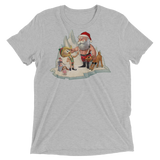 Santa's Little Helper (Triblend)-Triblend T-Shirt-Swish Embassy