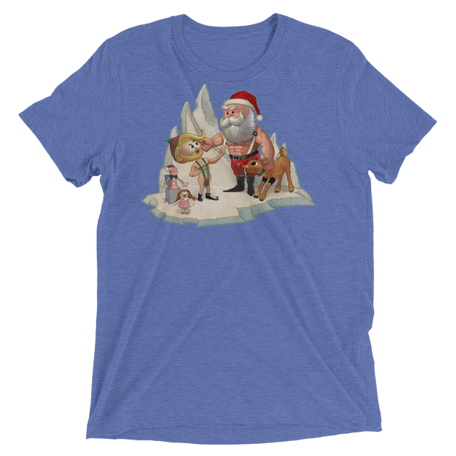 Santa's Little Helper (Triblend)-Triblend T-Shirt-Swish Embassy