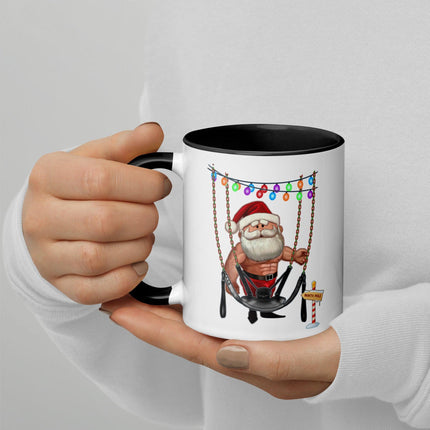 Santa's Swing (Christmas Mugs)-Christmas Mugs-Swish Embassy